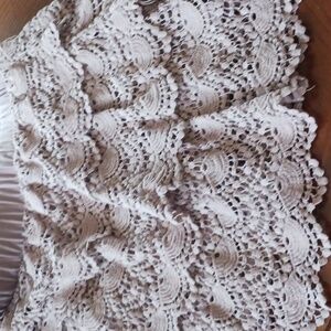 Tan Lace Skirt